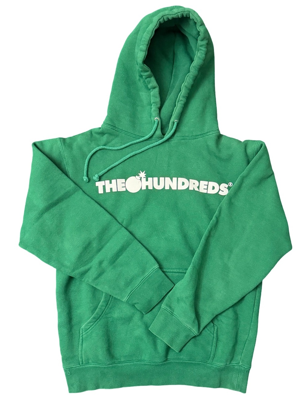 The Hundreds Bar Logo Pullover Hoodie vibrant green Mens Streetwear